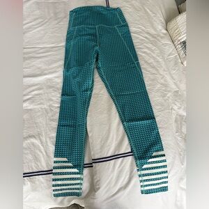 Addison Bay Geometric Teal Leggings